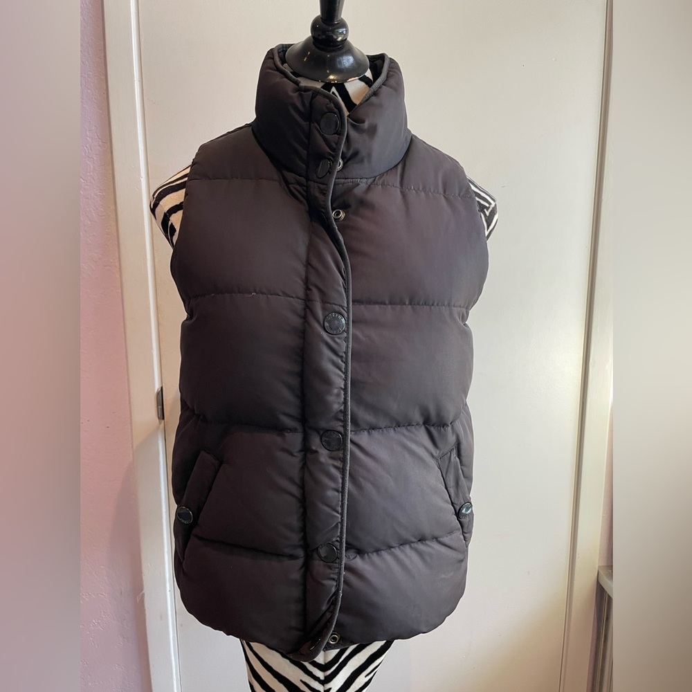 J.Crew Charcoal Puffer Vest - Picture 2 of 6